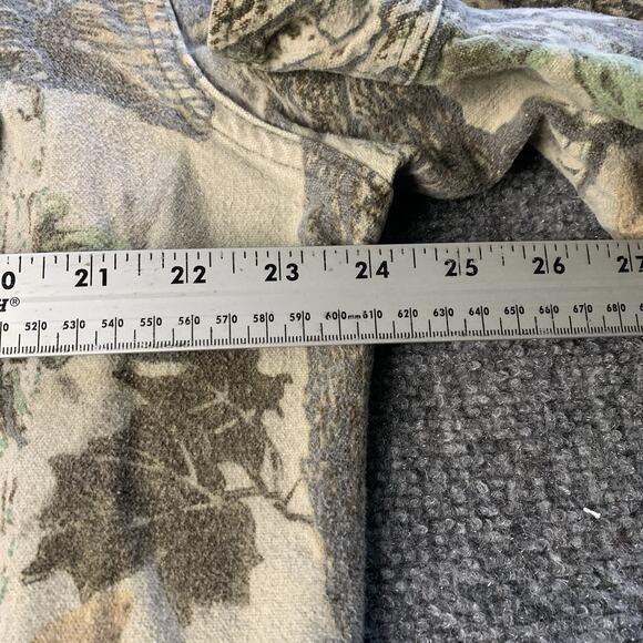 Vintage Rattlers Brand Camo Button Up Shirt Mens XL Realtree Chamois Flannel USA - Picture 8 of 13